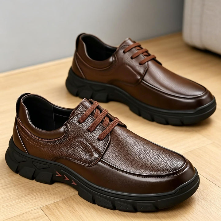 Herren Elegante und sportliche Ledersneaker Drune