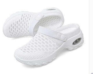 Damen atmungsaktive Slip-On Sneakers mit modischem Mesh-Design Drune
