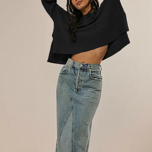 Damen lässiger Pullover Drune