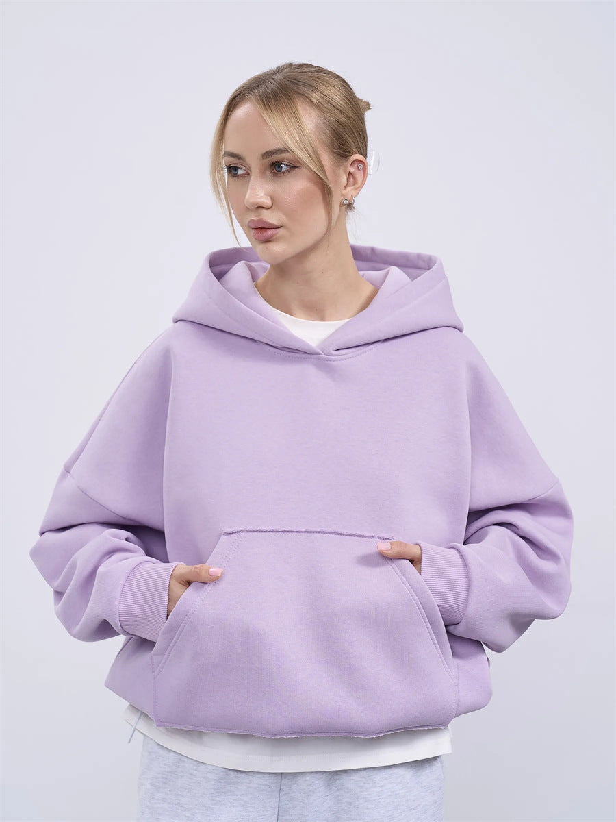 Damen oversized Kapuzenpullover Drune