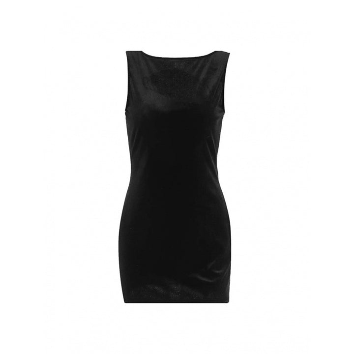 Damen Figurumspielendes Minikleid aus luxuriösem Samtstoff Drune