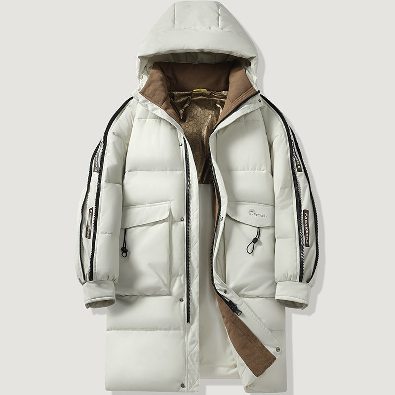 Damen Langen gefütterten Winterparka Drune