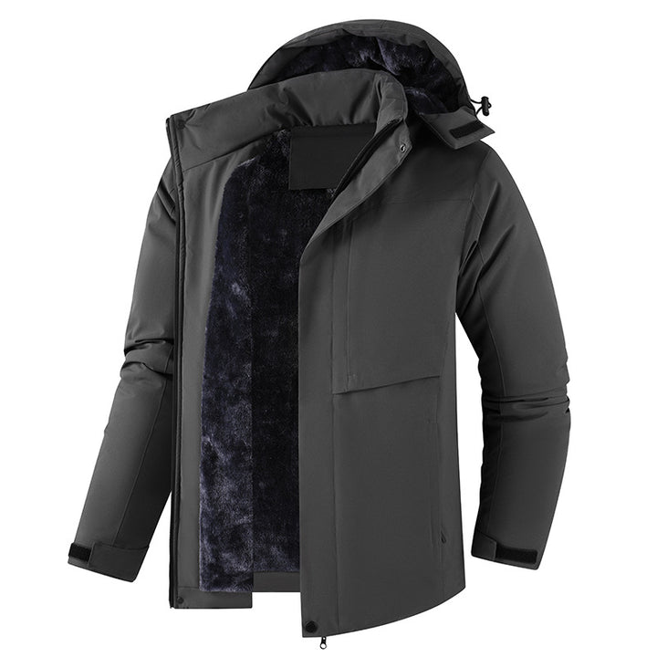 Herren Lässig gefütterte Winterjacke Drune