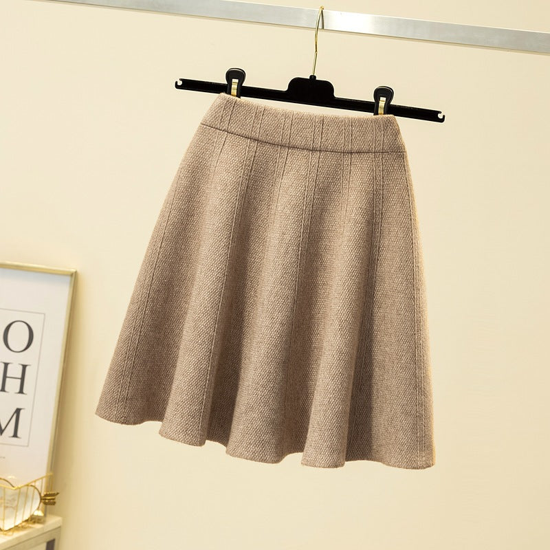 Damen Weit geschnittener, eleganter Midirock Drune