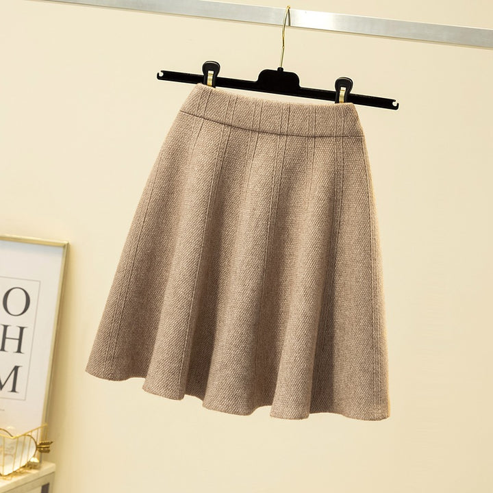 Damen Weit geschnittener, eleganter Midirock Drune