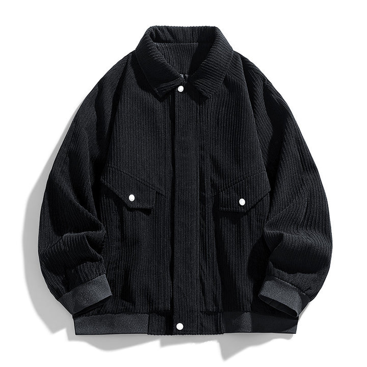 Herren Grobstrukturierte Hemdjacke Drune