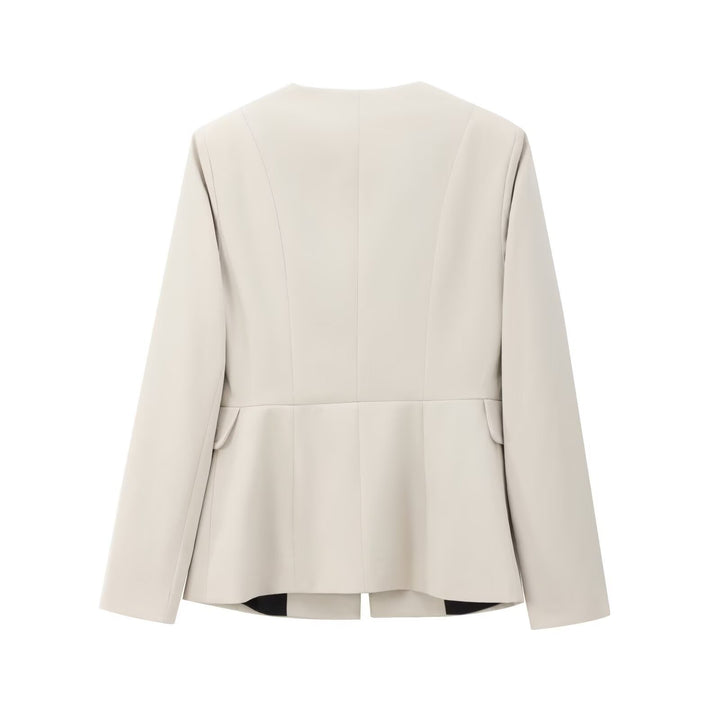 Damen nan weit geschnittene Culotte-Hose mit hohem Bund und verdecktem Verschluss Drune