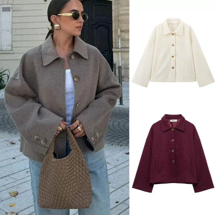 Damen Elegante und bequeme Kurzjacke Drune