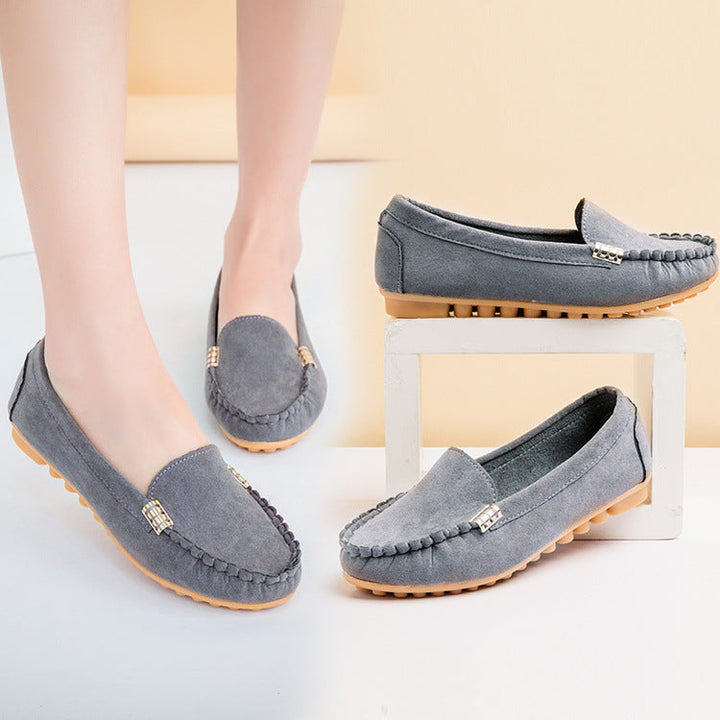 Damen Mokassin Slipper mit flexibler Sohle und modischem Design Drune