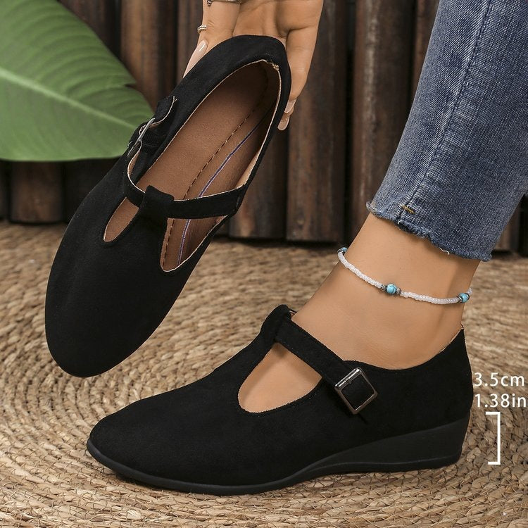 Damen modische und komfortable Ballerinas mit Glitzerelementen Drune