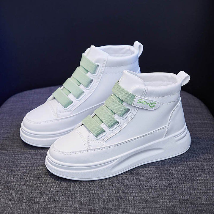 Damen High-Top Sneaker mit leichtem Design und verstellbaren Riemen Drune