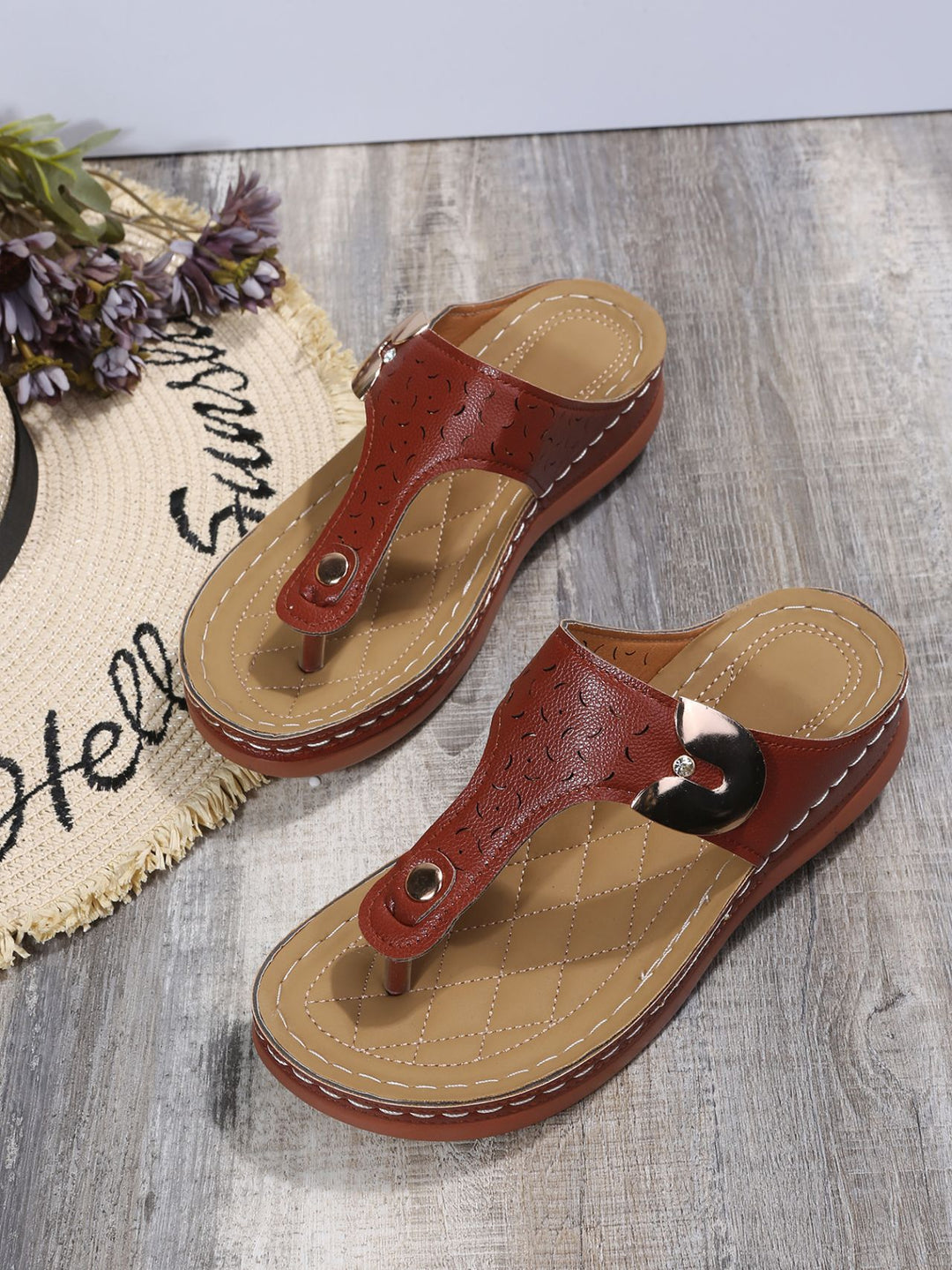 Damen Elegante Orthopädische Zehentrenner Sandalen Drune
