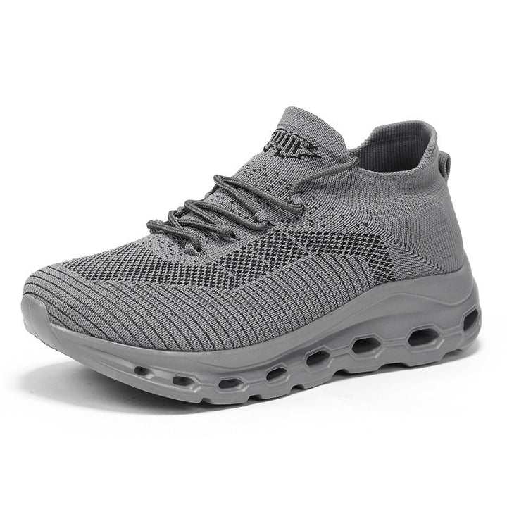 Unisex Atmungsaktive Strick-Sneaker mit sockenähnlichem Schaft und gedämpfter Luftsohle Drune
