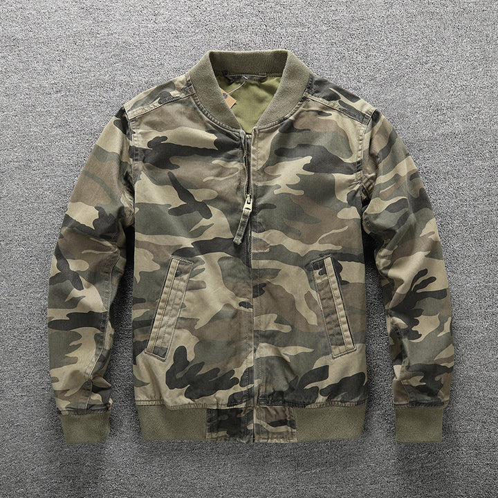 Herren Bomberjacke im Camouflage-Design Drune