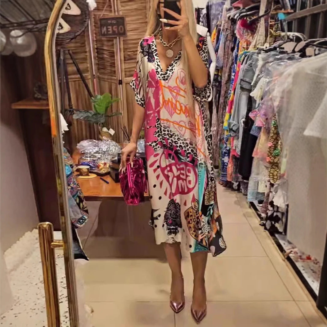 Damen Kunstvolle Kaftan-Style Tunika Drune
