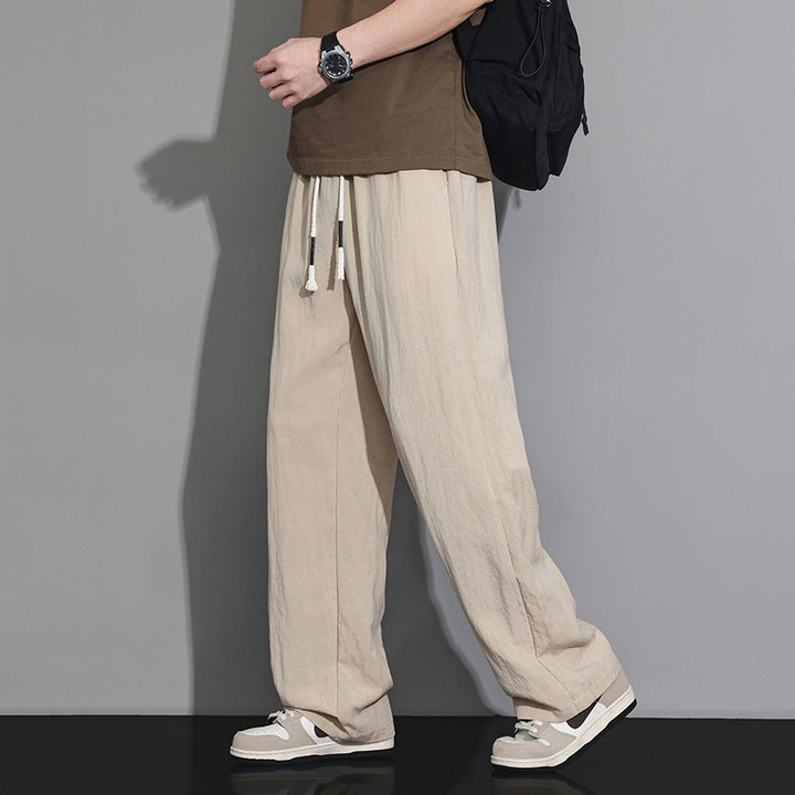 Herren Lässige Leinenhose