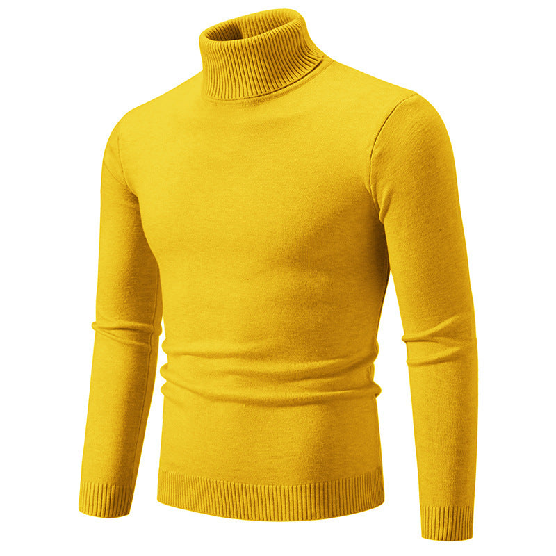 Herren schicker Rollkragenpullover aus hochwertiger Baumwolle Drune