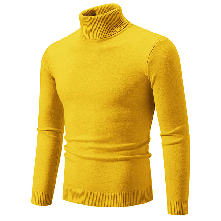 Herren schicker Rollkragenpullover aus hochwertiger Baumwolle Drune