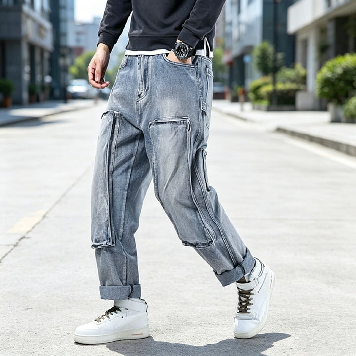 Herren Moderne Cargo-Jeans Drune