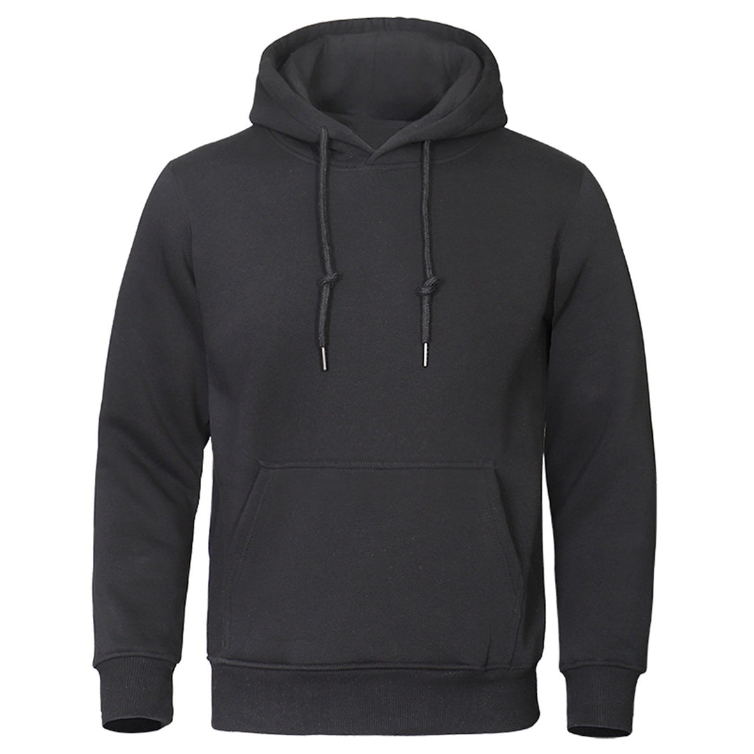 Unisex Premium-Kapuzenpullover mit extra hohem Kragen, Kängurutasche und gebürstetem Innenfutter Drune