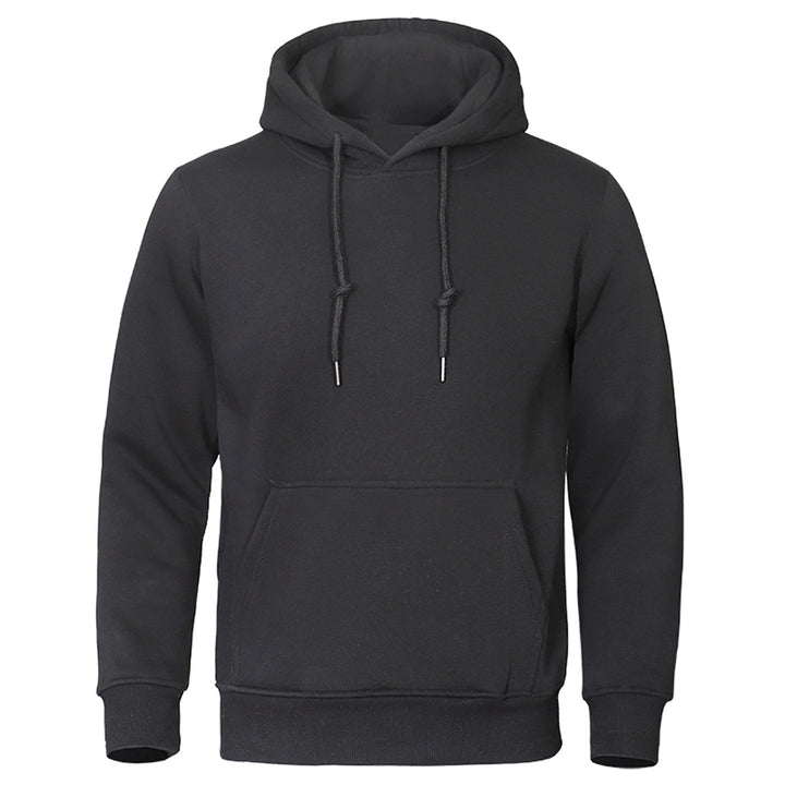 Unisex Premium-Kapuzenpullover mit extra hohem Kragen, Kängurutasche und gebürstetem Innenfutter Drune