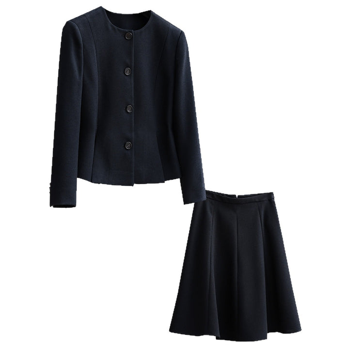 Damen Elegantes Blazer-Set mit Rock Drune