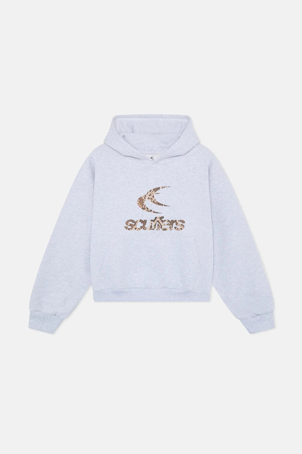 Unisex nan oversized Kapuzenpullover mit großflächigem Rückenprint, Kängurutasche und gerippten Bündchen Drune