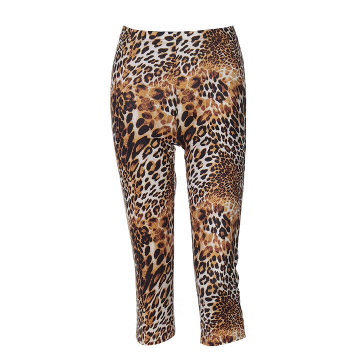 Damen Leggings im trendigen Leo-Muster mit komfortablem Stretch Drune