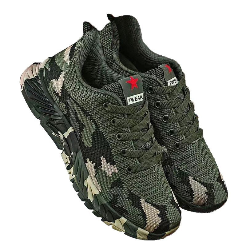 Damen Sportliche Hochleistungs-Sneakers mit ausgefeilter Camouflage-Optik Drune