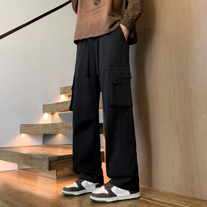 Herren Weite Cargo-Hose
