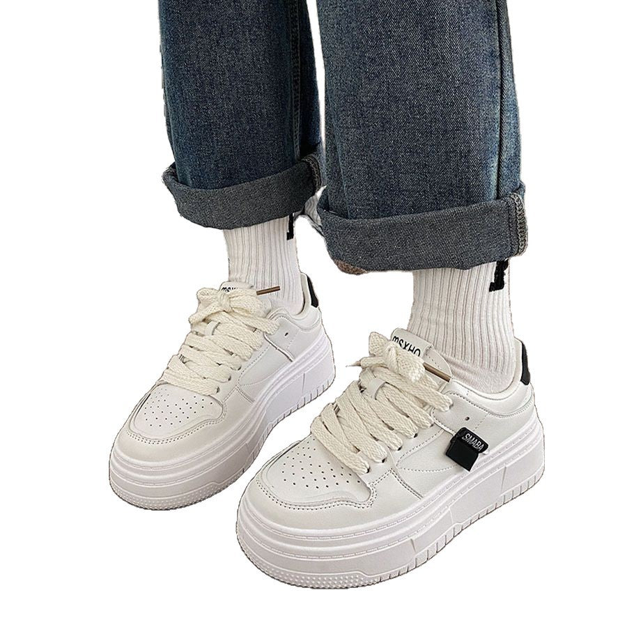 Damen Plattform Sneakers mit sportlichem Design und verstärkter Sohle Drune