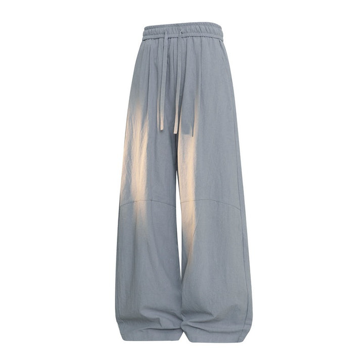 Damen Extraweite Palazzo-Hose mit elastischem Bund, Tunnelzug & ballonförmiger Weite Drune