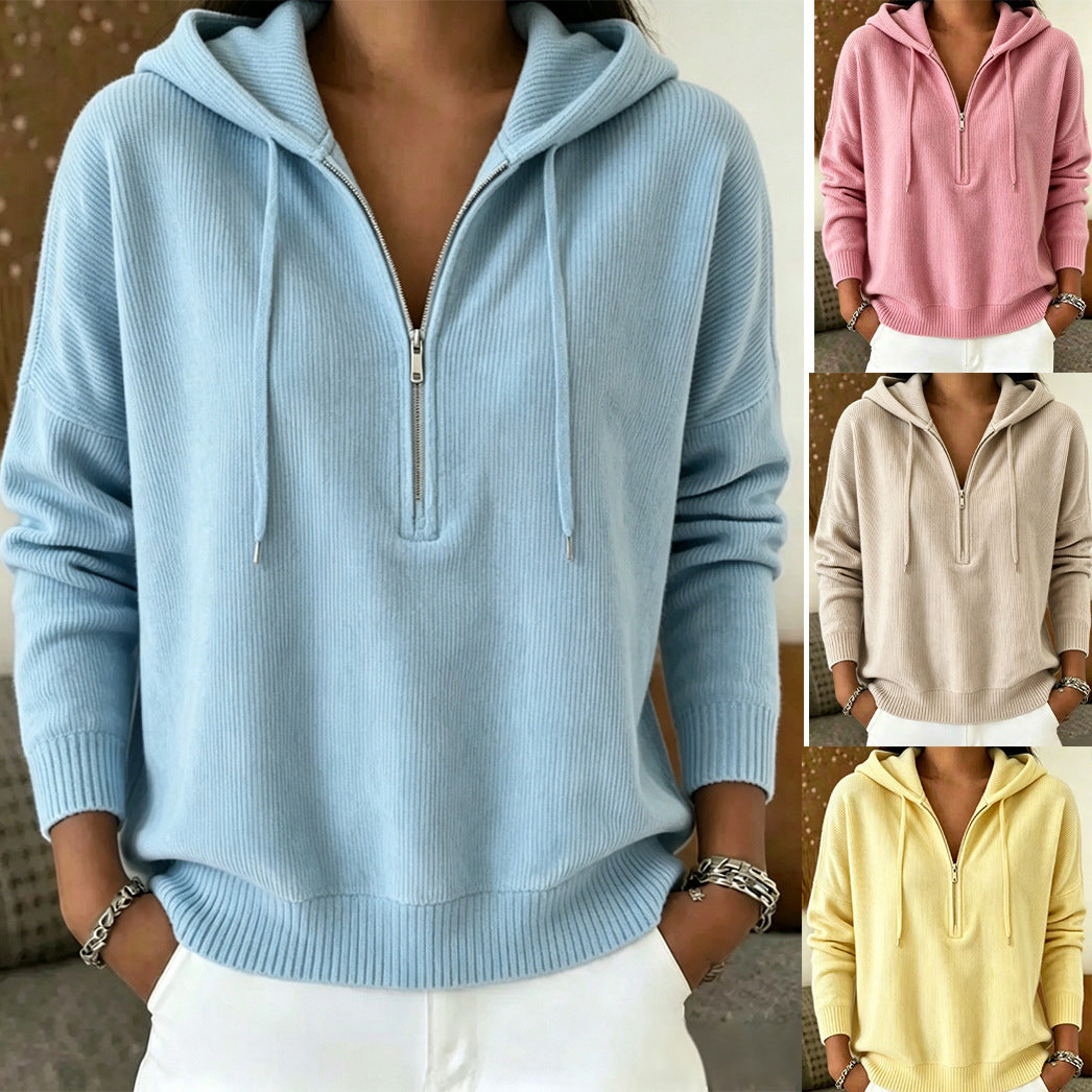 Damen Bequemer Kapuzenpullover Drune