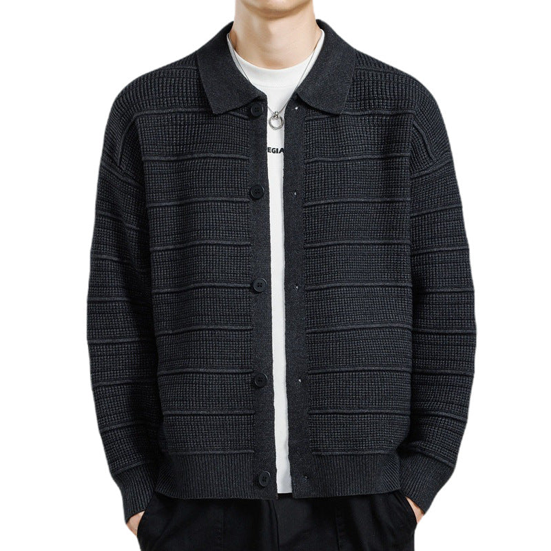 Herren Modische Strickjacke Drune