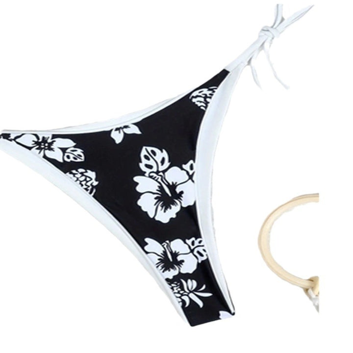 Damen Triangel-Bikini mit floralem Muster Drune