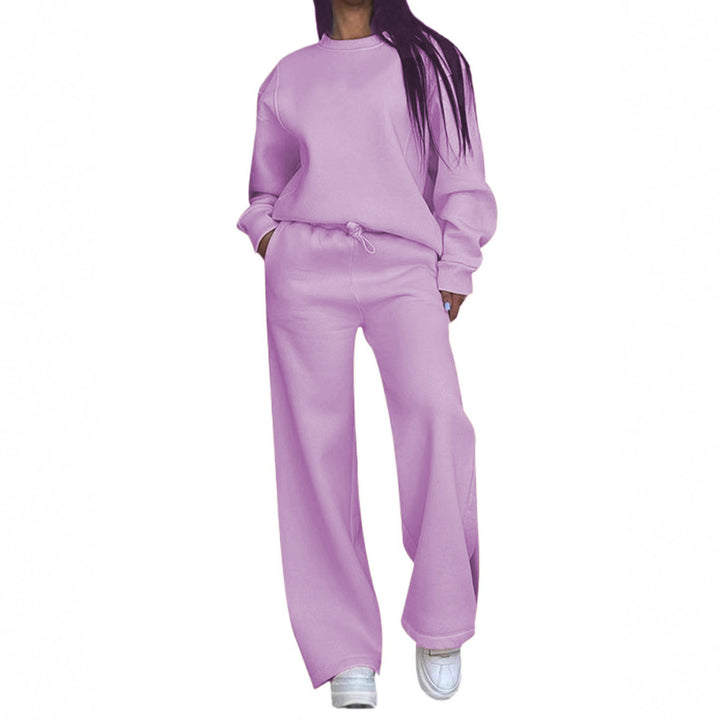 Damen nan lässiges Oversize Sweatshirt und weite Jogginghose Set Drune