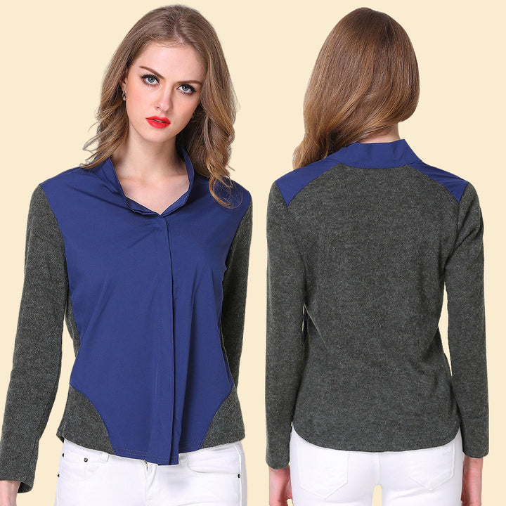 Damen Sportliches Langarmshirt mit funktionalen Seitentaschen Drune