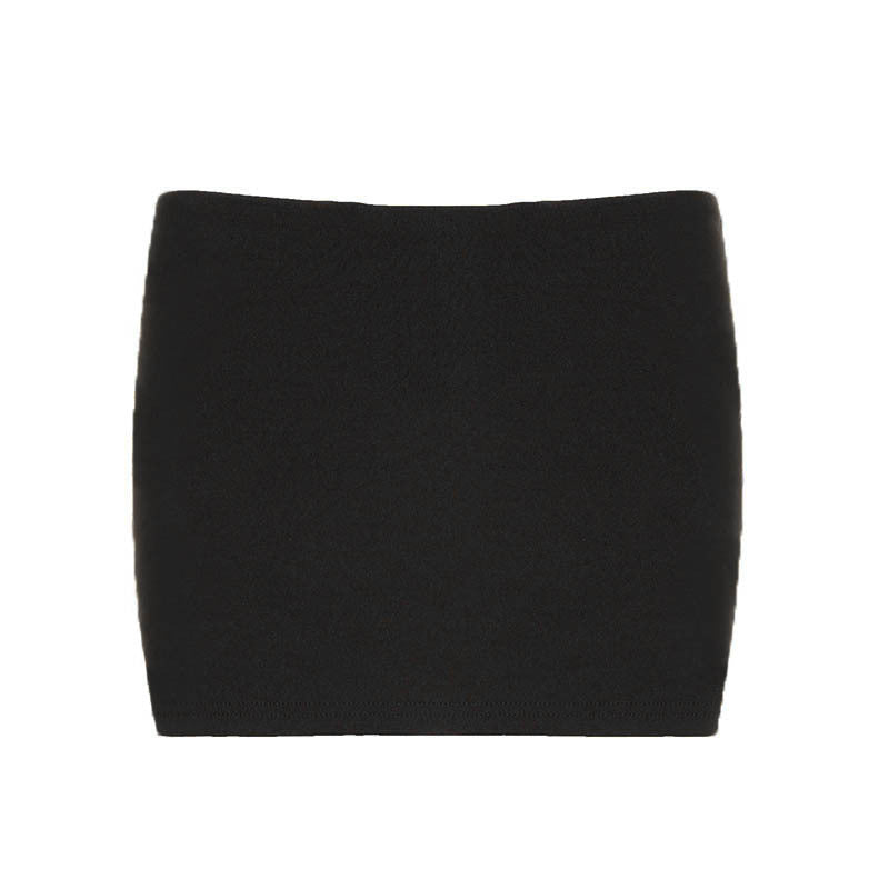 Damen eleganter Minirock aus hochwertigem Jersey-Material mit elastischem Bund Drune