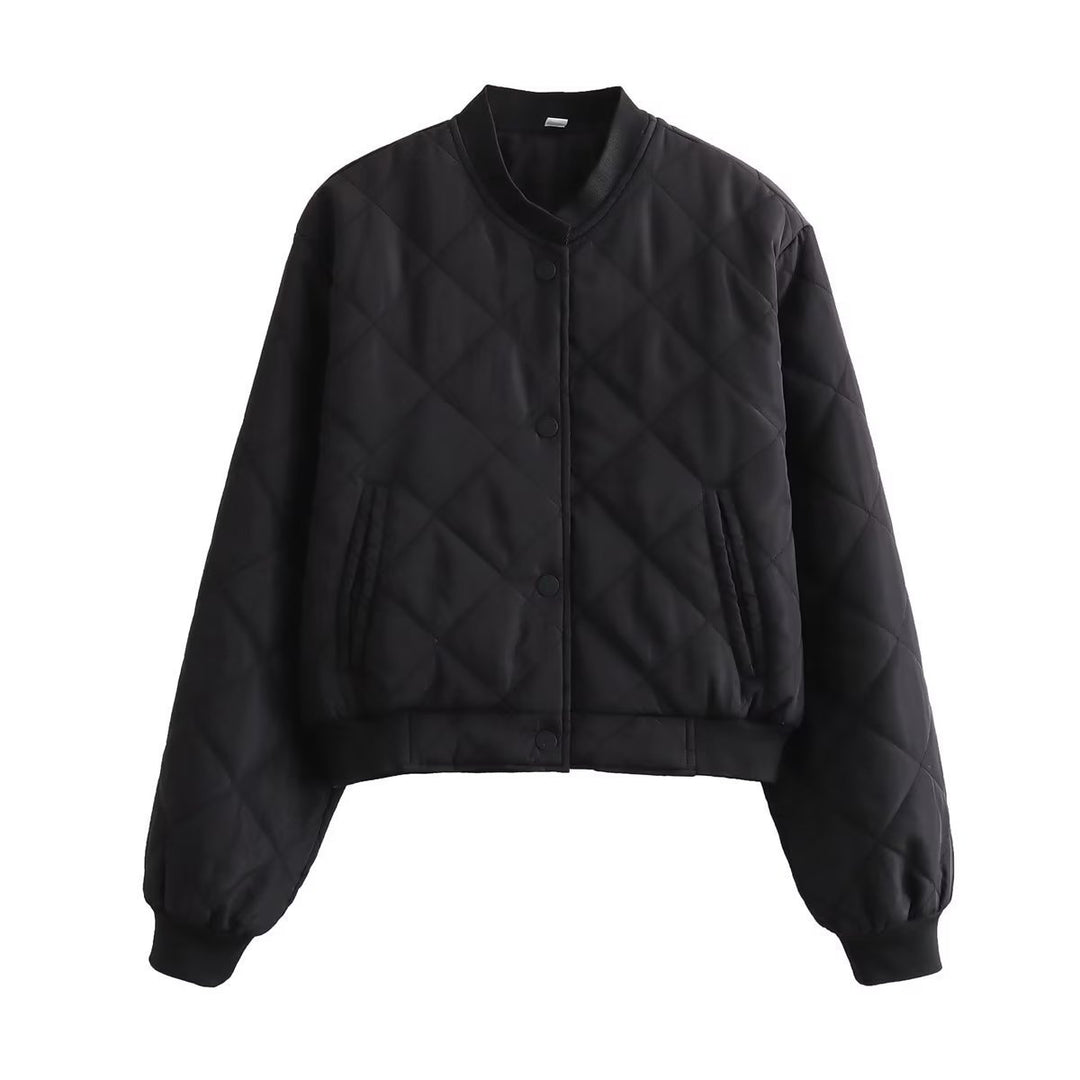 Damen Gemusterte Steppjacke