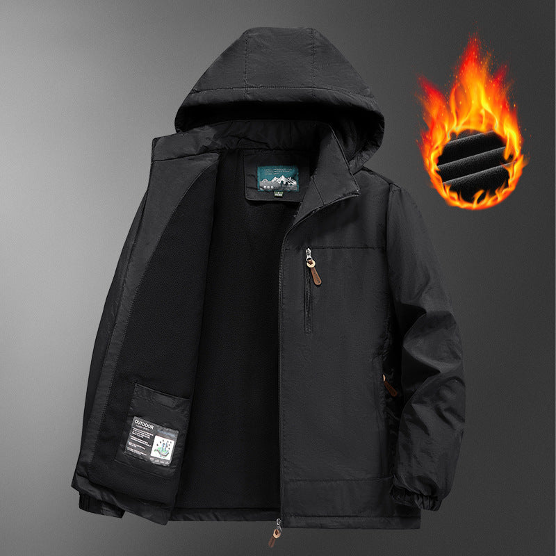 Herren Technische wasserabweisende Outdoor-Jacke Drune