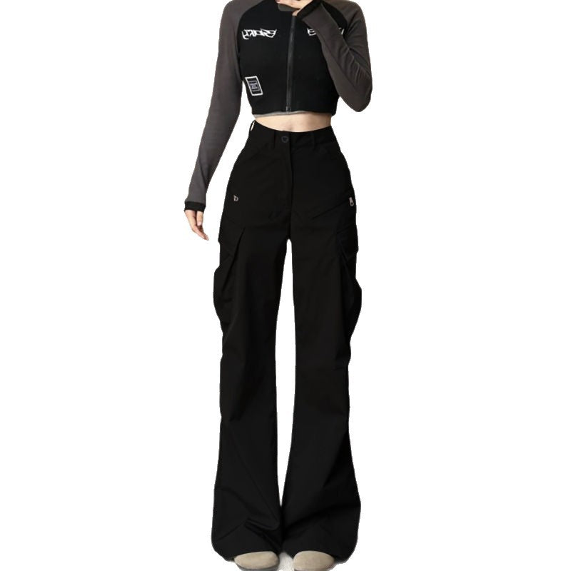 Damen Cargo-Hose mit weitem Schnitt und praktischen Taschen Drune