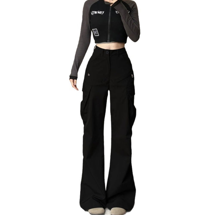 Damen Cargo-Hose mit weitem Schnitt und praktischen Taschen Drune