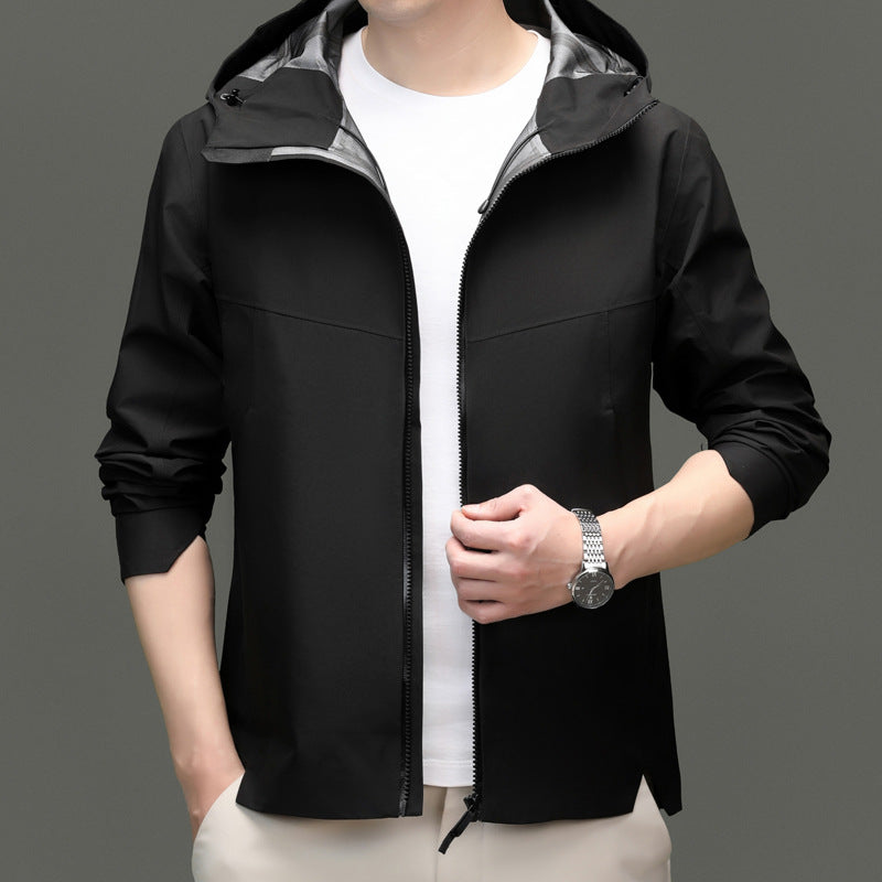 Herren Funktionsjacke mit wasserabweisender Beschichtung und atmungsaktiven Eigenschaften Drune