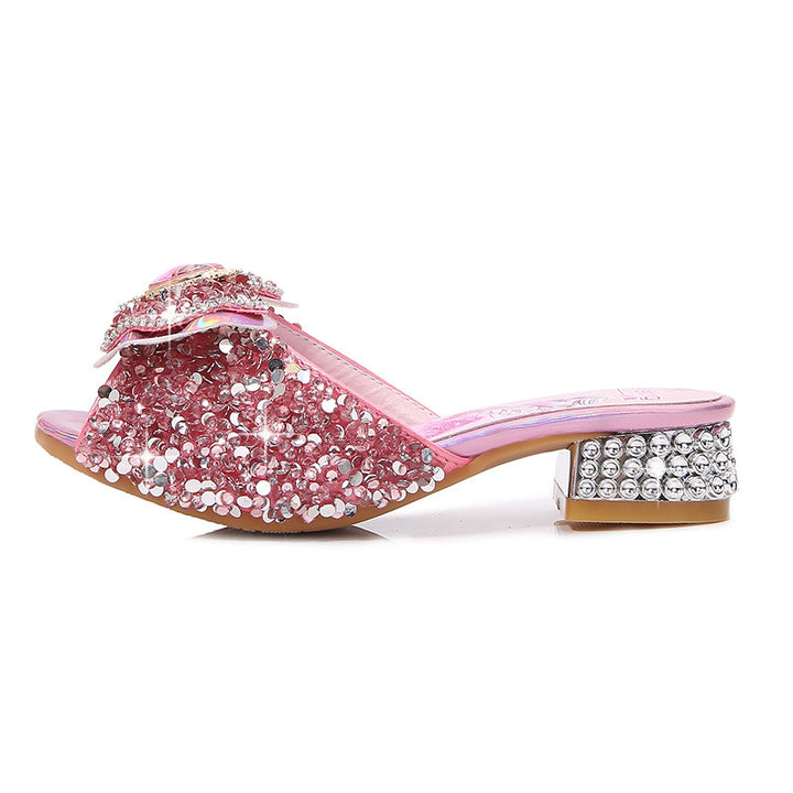Damen Glitzernde Hausschuhe Drune