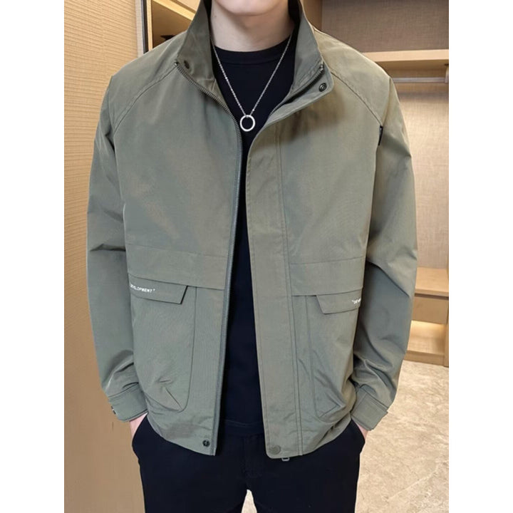 Herren Modische Slim-Fit Übergangsjacke Drune