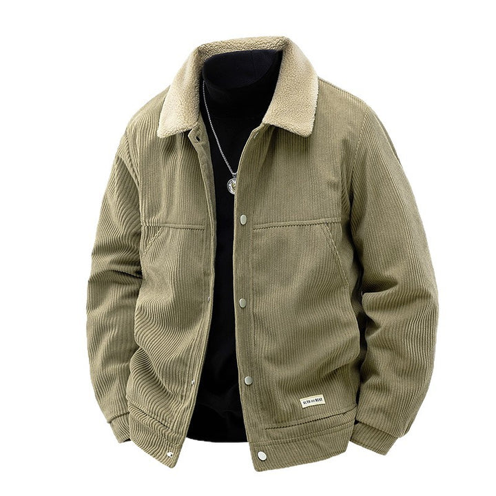 Herren Baumwolljacke mit Teddyfellfutter Drune