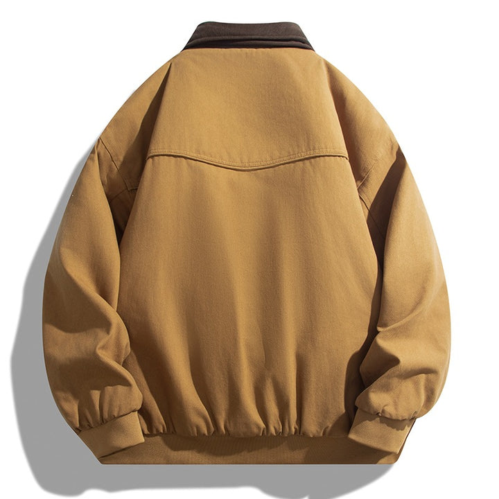 Herren Casual Steppjacke mit Kragen Drune