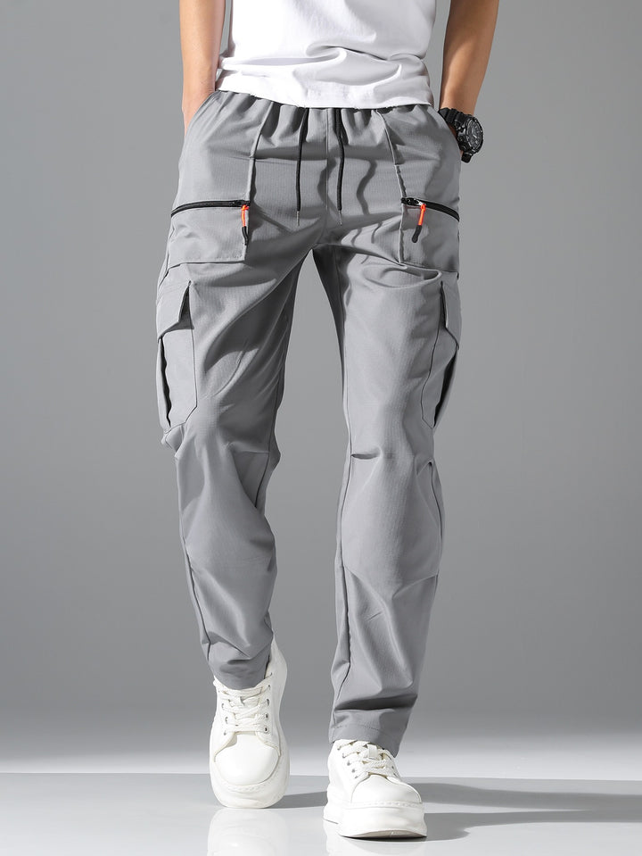 Herren Bequeme Cargo-Hose mit elastischem Bund Drune