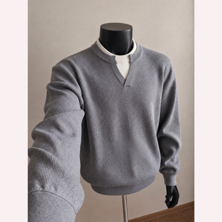 Herren Hochwertiger Strickpullover Drune