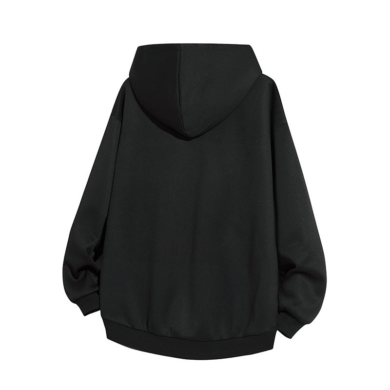 Herren Kapuzenjacke mit Teddy‑Fleece‑Futter und kariertem Kapuzeninnenfutter, durchgehendem Reißverschluss Drune